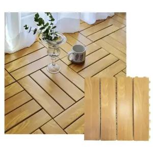 테라스꾸미기 셀프마루 데크 조립타일 16p 발판 현관 깔판 매트