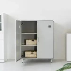 철제 캐비넷 수납장 다용도 수납 정리함 캐비닛