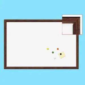 보드 자석 화이트보드 칠판 무늬목 웬지프레임 240x120cm