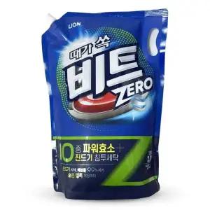 LION 때가 쏙 비트 진드기 침투 세탁 세제 드럼 겸용 리필 2.7L