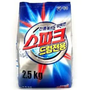 쿨샵 드럼전용 스파크 빨래세제 찬물에도 강한세제 2.5kg
