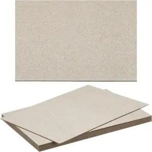 PATIKIL 7x5x0.04 칩보드 시트 0Pcs 40PT 두꺼운 북보드 바인더 보드 책 제본 커버용 견고한 용품 회색