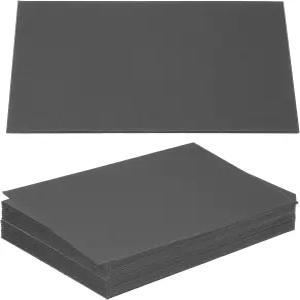PATIKIL 7x5x0.06 칩보드 시트 20Pcs 60PT 두꺼운 북보드 바인더 보드 책 제본 커버용 견고한 용품 검정색