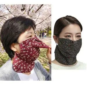 [크로바]VIC 숨쉬기편한 꽃안면마스크 안면마스크 얼굴가리개 패션마스크 마스크 자외선 간절기..