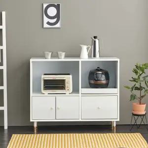 [우아미가구]다루모 아일랜드 와이드 렌지대