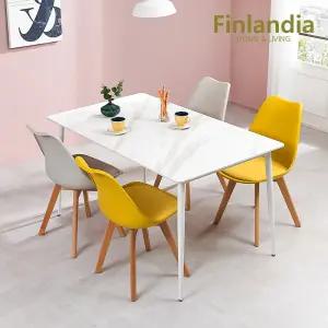 레스트 포세린세라믹 4인식탁세트(의자4)