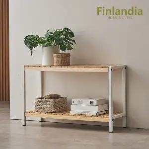 피노 원목 2단 800 다용도 선반