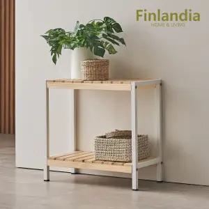 피노 원목 2단 500 다용도 선반