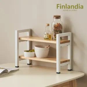 피노 원목  2단 미니선반