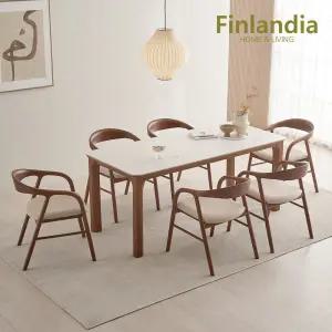 아멜리 포세린 세라믹 6인식탁세트(의자6)