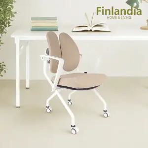 스카이 GX201 더블백 화이트 학생사무용 책상의자