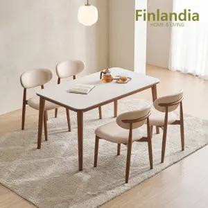 브리오 포세린 세라믹 4인식탁세트(의자4)