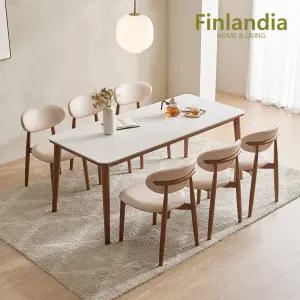 브리오 포세린 세라믹 6인식탁세트(의자6)