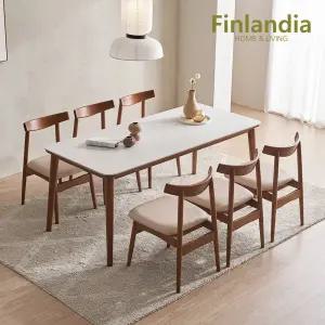 멜버른 포세린 세라믹 6인식탁세트(의자6)