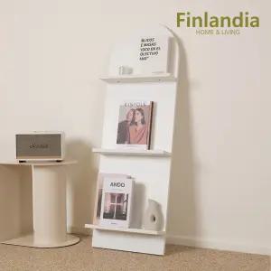 로엔 라운드 3단 다용도 북선반 매거진랙