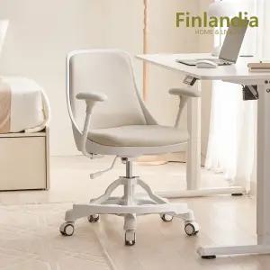 로아 실리콘 학생 사무용 컴퓨터 게이밍 책상의자(팔걸이형+발받침)