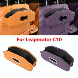 호환  Leapmotor C10 자동차 좌석 뒤 보관 주최자 가방 다기능 보관 상자 Stowing Tidying Pocket 인테리어