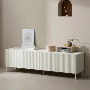 [보루네오] 멜로우 템바보드 거실장 1800 (다리형)