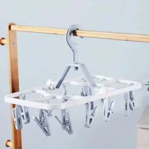 다용도 회전 빨래건조대 집게 접이식 미니 건조대