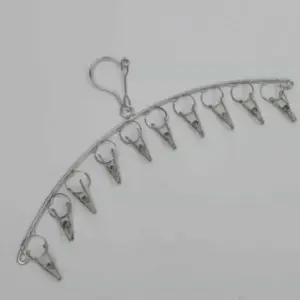 스텐 빨래집게 미니건조대 10구 베란다건조대 모자건