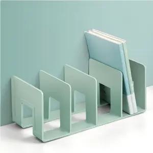 4칸 책상책꽂이 책상위 간이 책꽂이 북트레이(그린) YCn5+2yqc