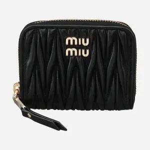 6S 5MM268 AFPP F0002 마테라쎄 나파 동전 지갑 블랙