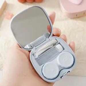 렌즈 케이스 보관함 하드케이스 흡착봉 세척통 집게 GIg8+8ULw