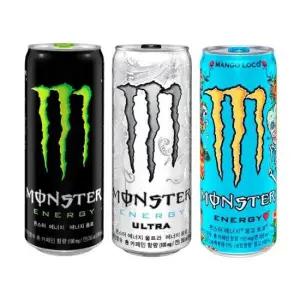 에너지드링크 몬스터 그린+울트라+망고로코 6캔씩 총18캔