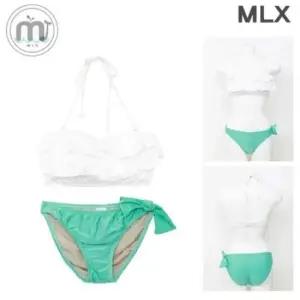 여름 (MLX) 여자 섹시 화이트스완 비키니 수영복-DM_14