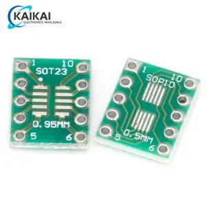 키보드스킨  SOT23 MSOP10 DIP 전송 보드 DIP 핀 보드 피치 어댑터 10 개
