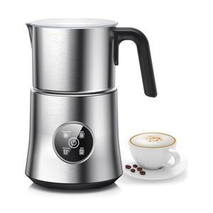 밀크 프로더와 스티머 대용량 및 탈착식 전기 프로더 자동 온냉 폼 메이커 핫 초콜릿 스테인리스 스틸 저그 30 44 /900ML