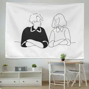 대형 ZF 바라보기 패브릭 L 포스터