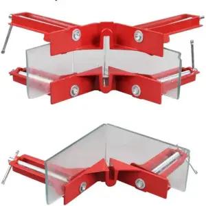 직각클램프 클럼프 크램프 90도 직각 클램프 토글 목공 그림 프레임 유리 목수 수공구 1개