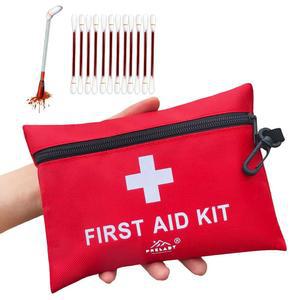 152피스 소형 구급상자, 여행용 사이즈 구급상자 TSA 승인, 가정, 자동차, 여행, 캠핑, 트럭, 스포츠, 사무실, 배낭용 하이킹 키트; 할머니 선물.