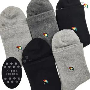 아놀드파마 남자무압박양말 미끄럼방지양말 무지 베이직 중목 5켤레 세트