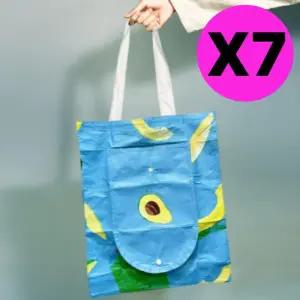 키토제니 백 장바구니 휴대 방수 가방 초경량 7개