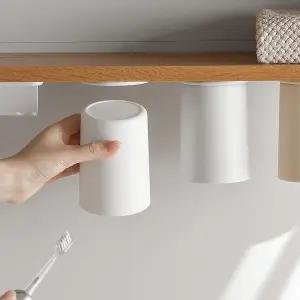 흡착식 자석 양치컵 칫솔컵 욕실 거치 홀더 오염방지 뒤집어 보관 물빠짐 컵