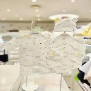 (압소바 의류) 올리버오가닉배냇슈트 내의 신생모3종세트(26년여름신상) A1B10106E