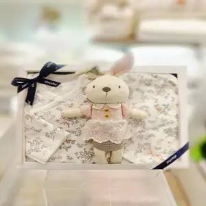 (압소바 의류) 아렌델 배냇슈트 속싸개 인형 3종세트(25년가을신상) A2C10116C