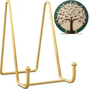 디스플레이용 VOHMART 플레이트 스탠드 2팩 아트 및 레시피북 장식 태블릿 위한 책꽂이 홀더 트렌디하고