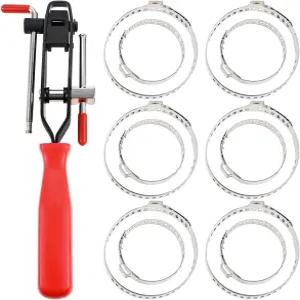 Mtsooning 13Pcs CV 조인트 밴딩 부트 액슬 클램프 플라이어 키트 자동차 범용 조정 구동축 밴드 크림프