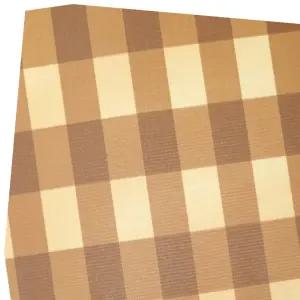 바닥단열재 잘라쓰는 보온매트 체크사각브라운 에너지절감재 겨울바닥재 보온차단재 1롤30M