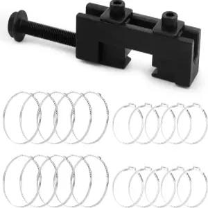 10PCS 소형 및 대형 싱글 이어 호스 클램프 구동축 CV 액슬 부트 제거 설치 도구가 포함된 퀴보란트