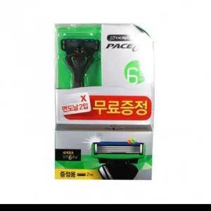 면도기 6중날 남성면도기 면도날 2개