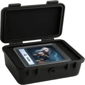 엘리가라 등급 카드 보관함 PSA 마그네틱 하드 로더 보관 카드와 홀더 최대 방수 케이스 슬랩 10개 탑