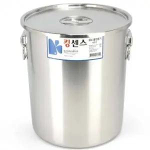 업소용 스텐 들통 13호 국보관통 국물밀폐용기