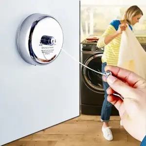 호텔 욕실 와이어 빨래 줄 1p 자동감김 건조대 베란다 당기는빨랫줄 공간활용 행거 걸이 접이식