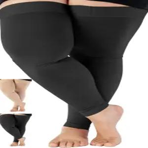 여성 및 남성용 절대 지지 압박 양말 20-30mmHg 순환 - 남성 정맥류 혈전 관절염 검은색 소형