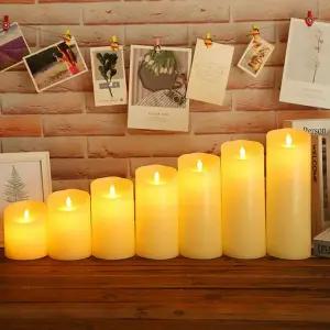 LED 흔들리는 양초 촛불 티라이트 파라핀 소재 전자초 이벤트/캔들/엘이디/충전/조명/전자/감성초/건전지