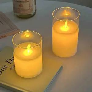 LED 초 흔들리는 촛불 캔들 양초 조명 인테리어/충전/전자초/감성초/건전지/LED초/리얼/모형